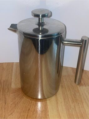 12 oz Stainless Steel French Press Coffee Maker - Silver